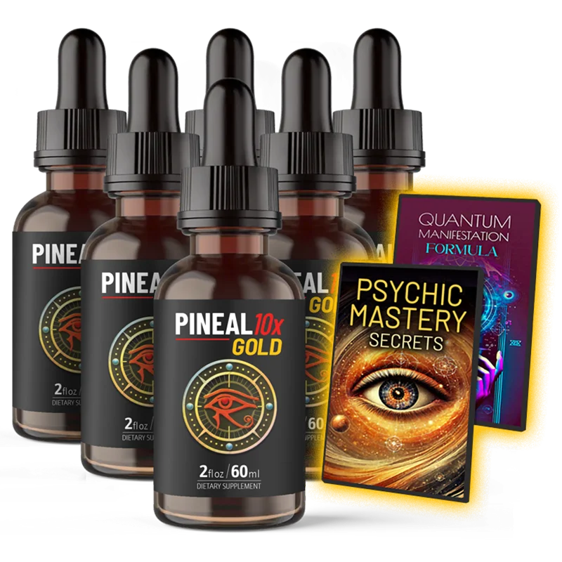 Pineal 10X Gold bottle